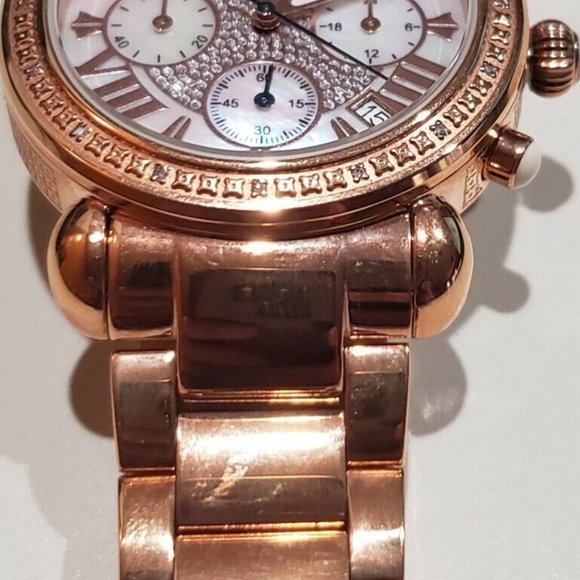 $1490 MSRP- JBW Women\'s Victory Three Sub-Dial Chronograph Diamond Watch main image 6